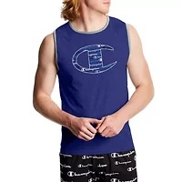 Champion Mens Crew Neck Sleeveless Pajama Top