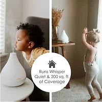 Crane 2-In-1 Personal 0.35 Gallon Ultrasonic Cool Mist Humidifier & Aroma Diffuser