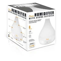 Crane 2-In-1 Personal 0.35 Gallon Ultrasonic Cool Mist Humidifier & Aroma Diffuser