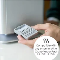 Crane 1.2 Gallon Ultrasonic Warm & Cool Mist Humidifier w/ Remote