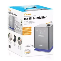 Crane 1.2 Gallon Ultrasonic Warm & Cool Mist Humidifier w/ Remote