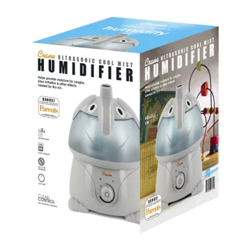 Crane  1 Gallon Ultrasonic Cool Mist Humidifier - Elephant