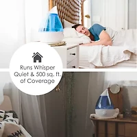 Crane Drop 1 Gallon Ultrasonic Cool Mist Humidifier