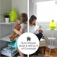 Crane Drop 1 Gallon Ultrasonic Cool Mist Humidifier - Green