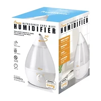 Crane Drop 1 Gallon Ultrasonic Cool Mist Humidifier