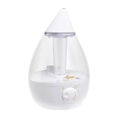 Crane Drop 1 Gallon Ultrasonic Cool Mist Humidifier - Clear/White