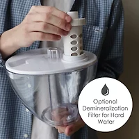 Crane Drop 1 Gallon Ultrasonic Cool Mist Humidifier - Clear/White