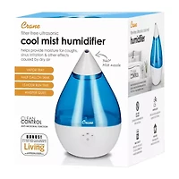 Crane Droplet 0.5 Gallon Ultrasonic Cool Mist Humidifier