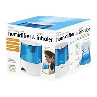 Crane 0.5 Gallon 2-In-1 Warm Mist Humidifier & Personal Steam Inhaler