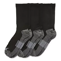 Xersion Running Mens 3 Pair Crew Socks