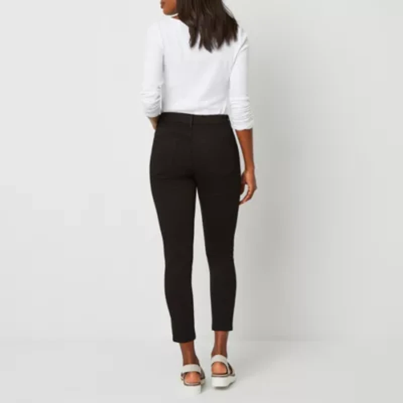 a.n.a. Womens High Rise Skinny Ankle Jean