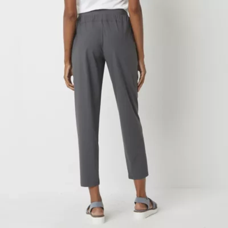 Stylus Womens Ankle Mid Rise Pull-On Pant