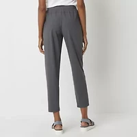 Stylus Womens Ankle Mid Rise Pull-On Pant