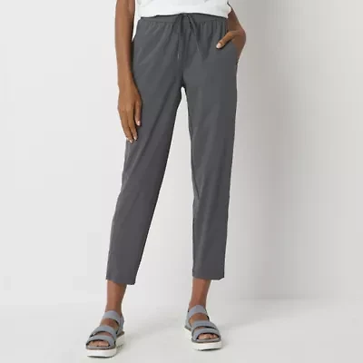 Stylus Womens Ankle Mid Rise Pull-On Pant