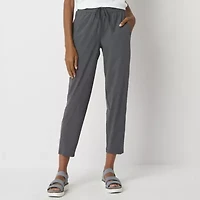 Stylus Womens Ankle Mid Rise Pull-On Pant