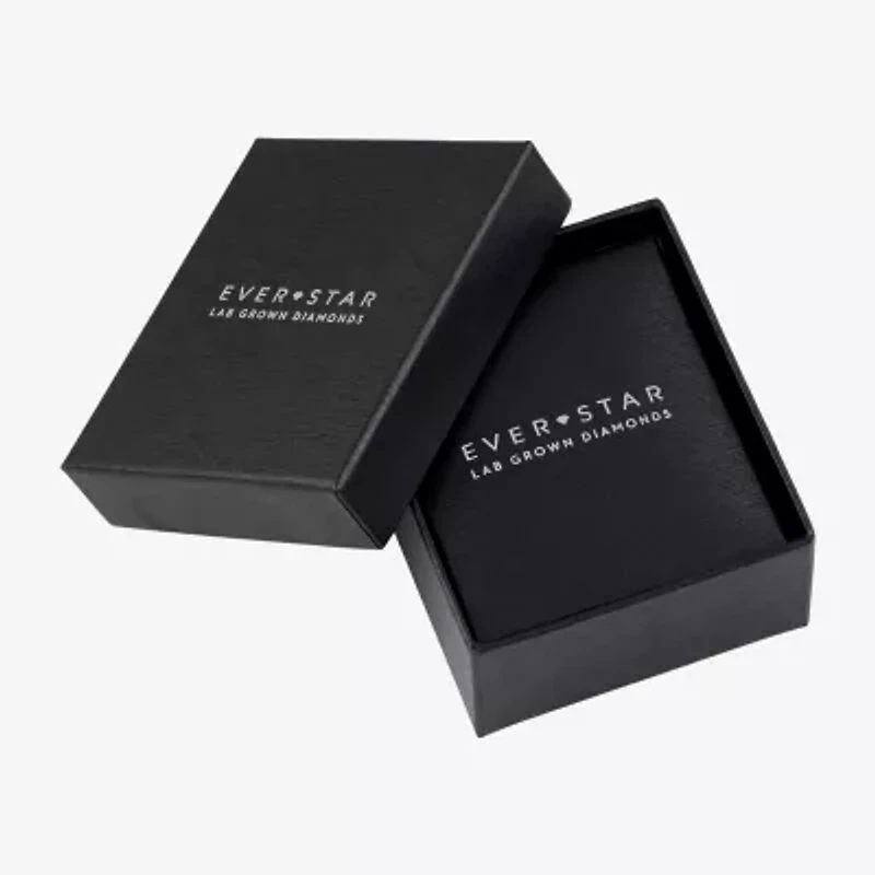 (H-I / I1) Womens 1/2 CT. T.W. Lab Grown White Diamond 10K White Gold 22.4mm Hoop Earrings