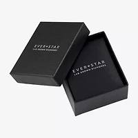 (H-I / I1) Womens 1/2 CT. T.W. Lab Grown White Diamond 10K White Gold 22.4mm Hoop Earrings