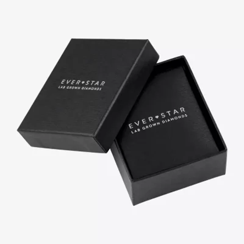 (H-I / I1) Womens 1 CT. T.W. Lab Grown White Diamond 10K Gold 24.6mm Hoop Earrings