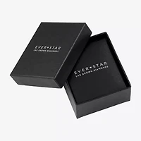 (H-I / I1) Womens 1 CT. T.W. Lab Grown White Diamond 10K Gold 24.6mm Hoop Earrings