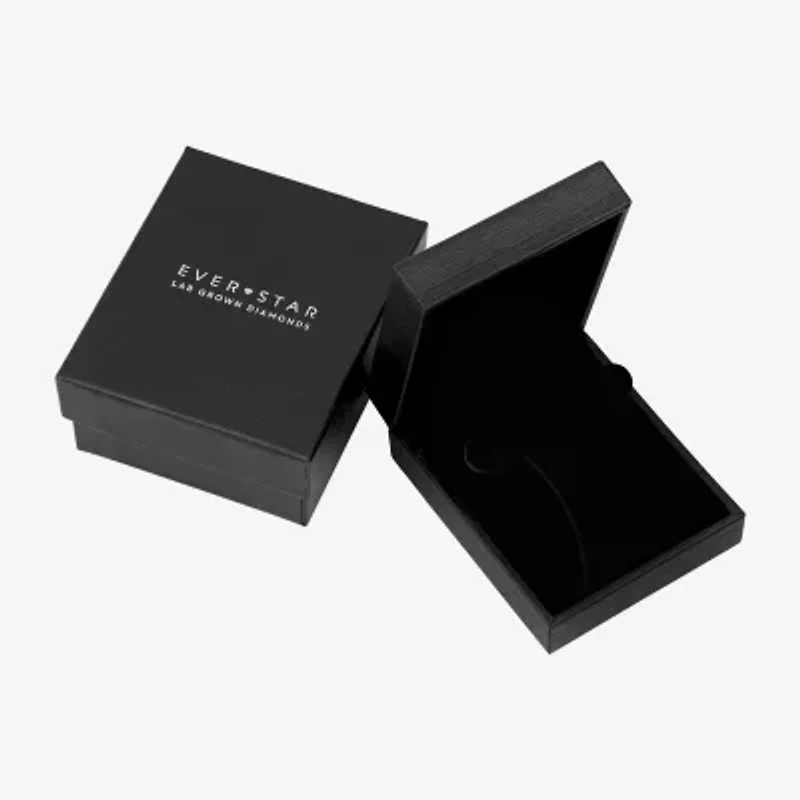 H-I / I1) Womens 1 CT. T.W. Lab Grown White Diamond 10K White Gold 21.9mm Hoop Earrings