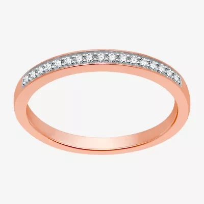 I Said Yes (H-I / I1) Womens / CT. T.W. Lab Grown White Diamond Sterling Silver Wedding Band