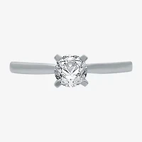 (H-I / I1) Womens 1/2 CT. Lab Grown White Diamond 10K Gold Round Solitaire Engagement Ring