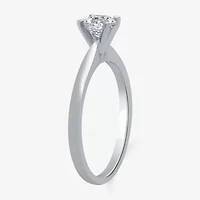 (H-I / I1) Womens 1/2 CT. Lab Grown White Diamond 10K Gold Round Solitaire Engagement Ring