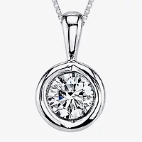 Sirena™ 1/12 CT. Natural Diamond 14K White Gold Pendant Necklace