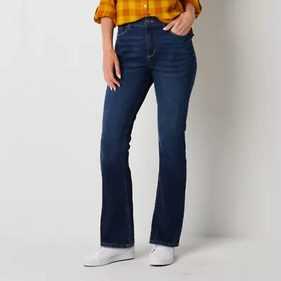 St. John's Bay Womens Mid Rise Bootcut Jean