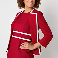 Black Label by Evan-Picone Womens Classic Fit Suit Jacket