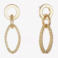 Liz Claiborne Womens Hypoallergenic Drop Earrings