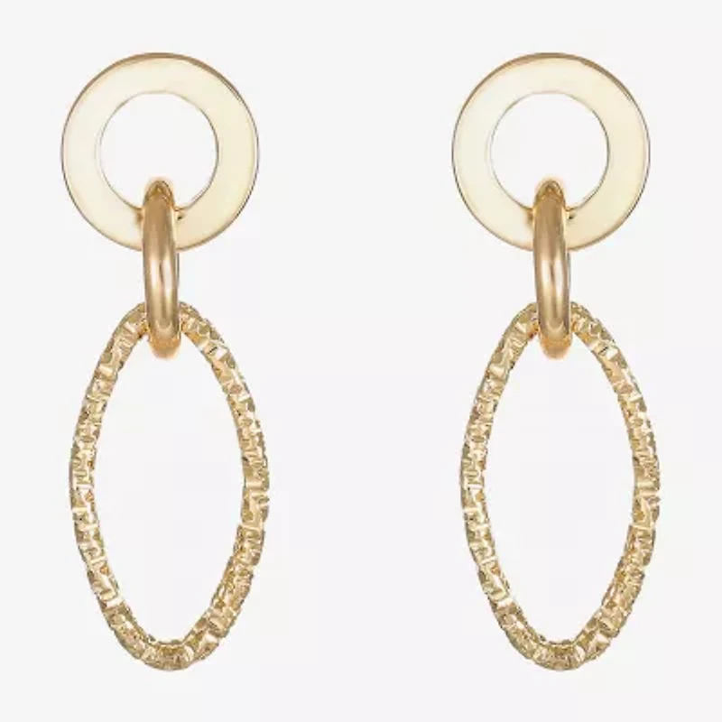 Liz Claiborne Womens Hypoallergenic Drop Earrings