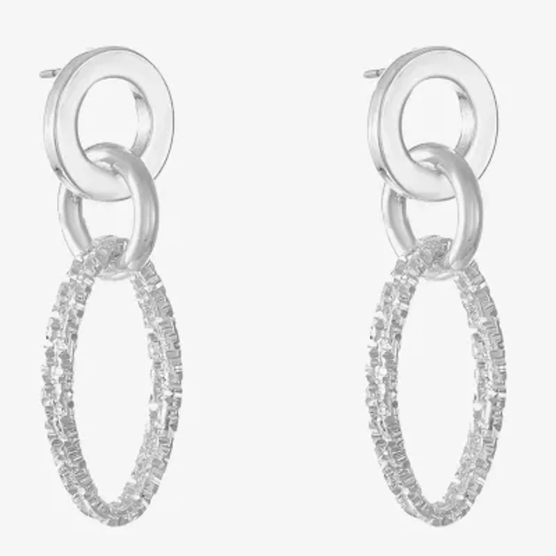 Liz Claiborne Womens Hypoallergenic Drop Earrings