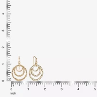 Liz Claiborne Womens Round Drop Earrings