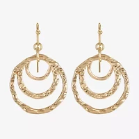 Liz Claiborne Womens Round Drop Earrings