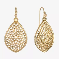 Liz Claiborne Filigree Womens Drop Earrings