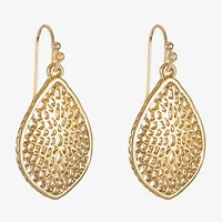 Liz Claiborne Filigree Womens Drop Earrings