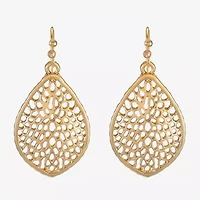 Liz Claiborne Filigree Womens Drop Earrings