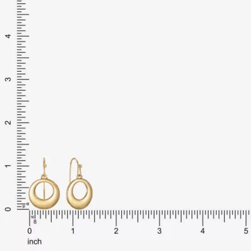 Liz Claiborne Womens Round Drop Earrings