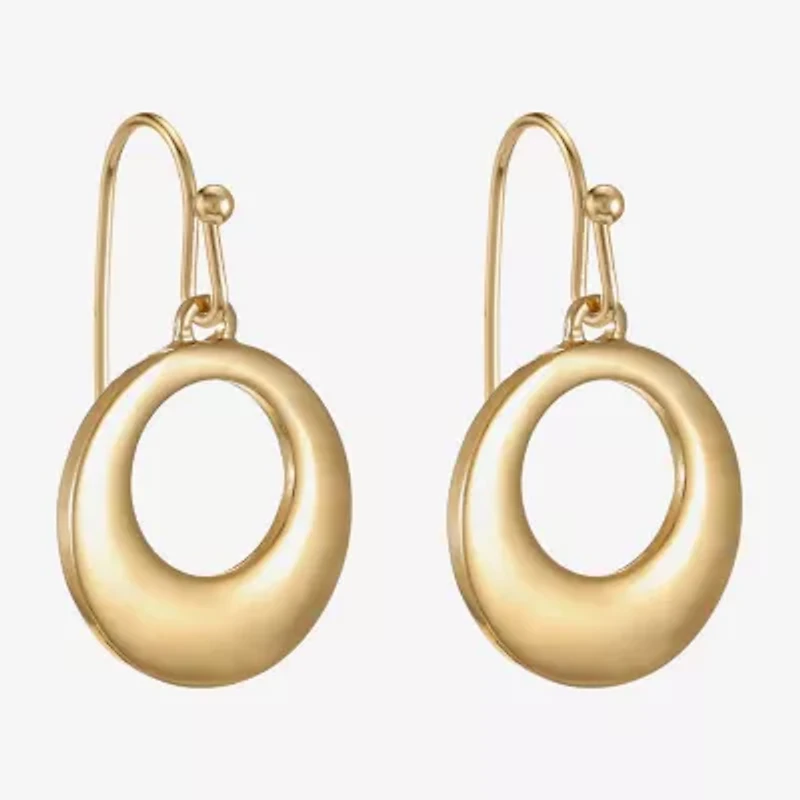Liz Claiborne Womens Round Drop Earrings