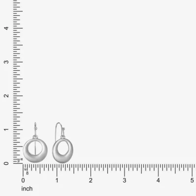 Liz Claiborne Womens Round Drop Earrings