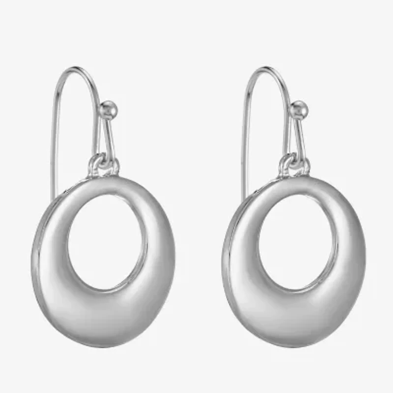 Liz Claiborne Womens Round Drop Earrings