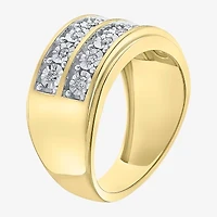 Mens CT. T.W. Natural Diamond 10K Gold Fashion Ring