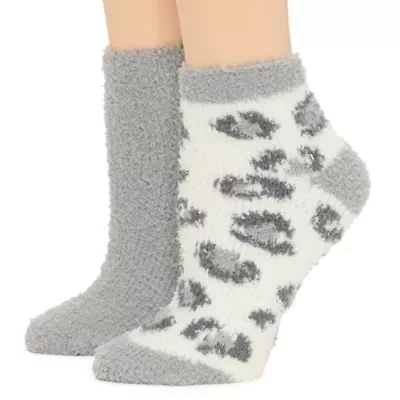Mixit Cozy Womens 2 Pair Low Cut Socks