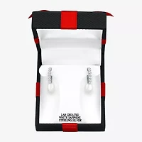 Yes, Please! Womens White Cultured Freshwater Pearl Sterling Silver 20mm Hoop Earrings