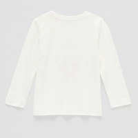 Okie Dokie Toddler Boys Crew Neck Long Sleeve Adaptive Regular Fit Graphic T-Shirt