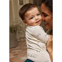 Carter's Baby Boys Crew Neck Long Sleeve 2-pc. Jumpsuit