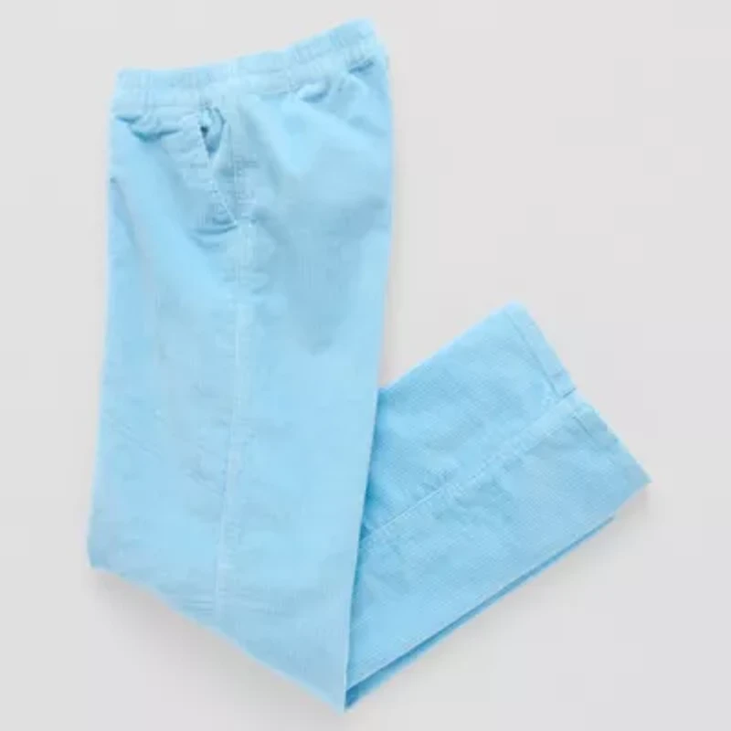 Thereabouts Corduroy Little & Big Kid Girls Seated Wear Wide Leg Cargo Pant