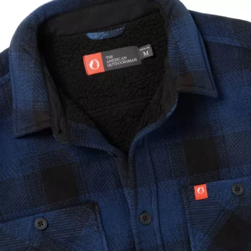 American Outdoorsman Mens Long Sleeve Regular Fit Button-Down Shirt