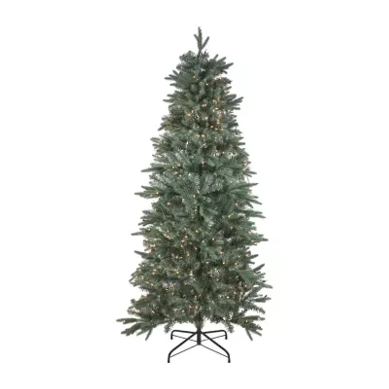 10' Pre-Lit Slim Washington Fraser Fir Artificial Christmas Tree - Clear Lights